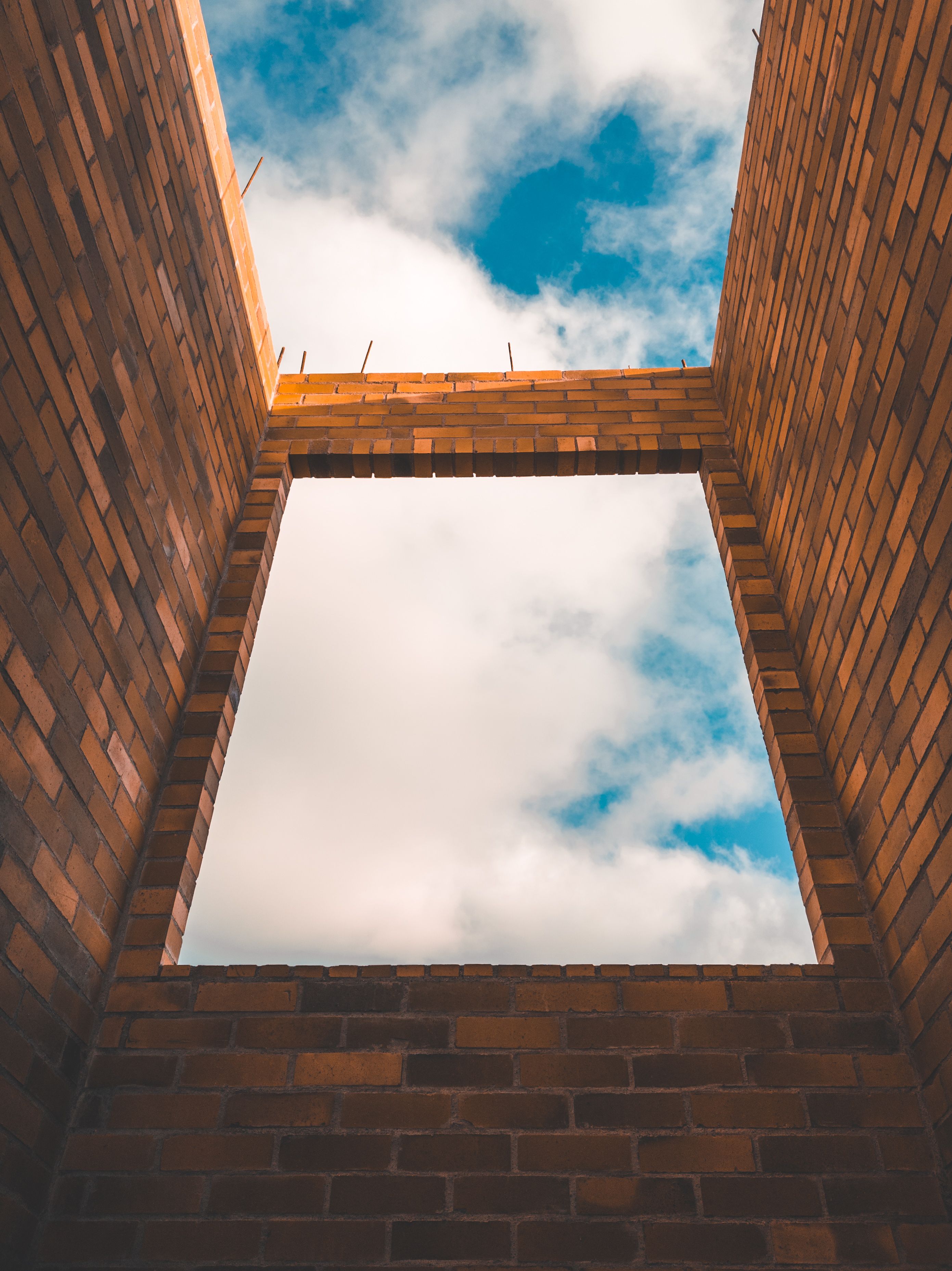 Brickwork on external walls